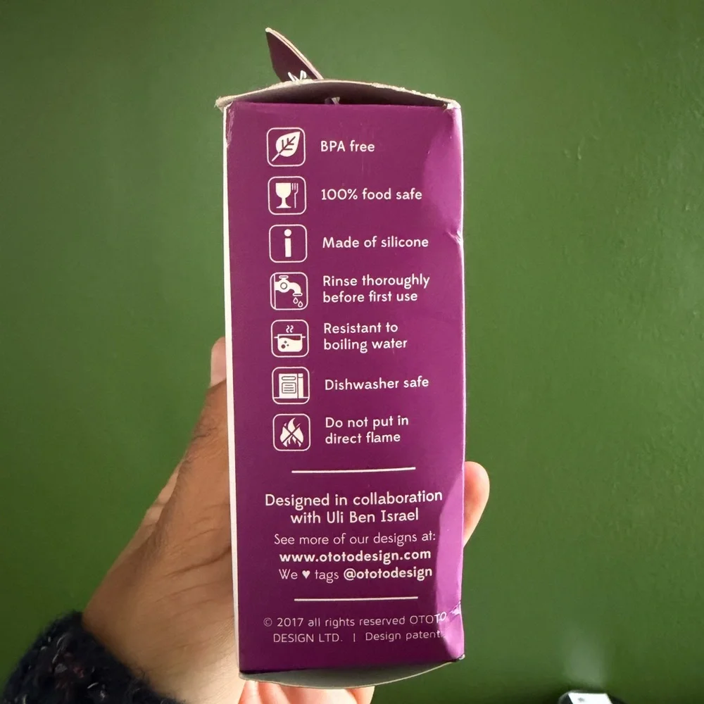 Agatha Purple Spoon Holder and Steam Releaser